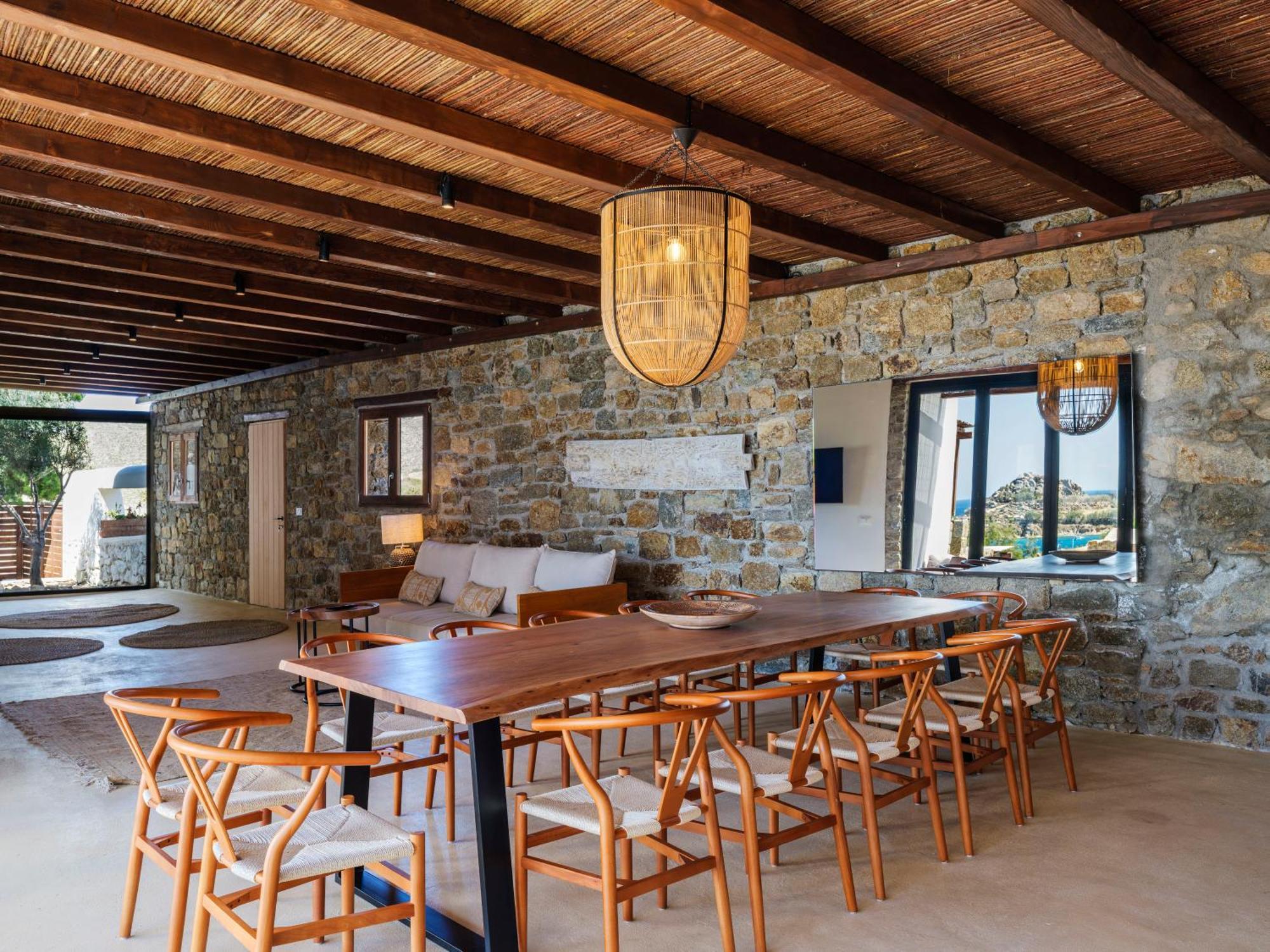 Trinity Mykonos - Beachfront Villa Platis Gialos Exterior foto