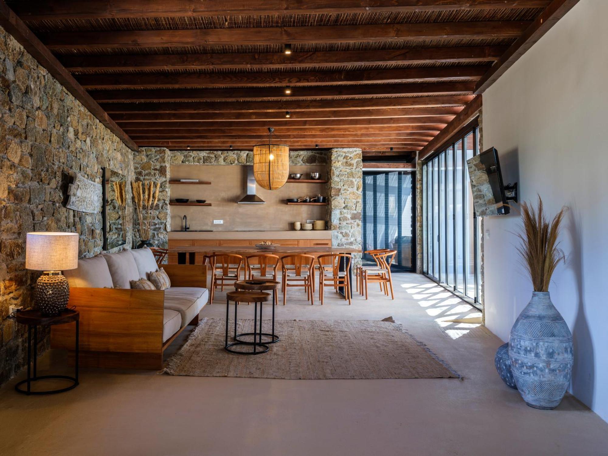 Trinity Mykonos - Beachfront Villa Platis Gialos Exterior foto